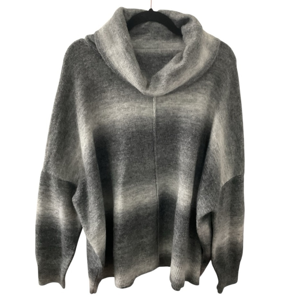 Calvin Klein Women's Gradient Cowl Neck Sweater P:35” L:28”